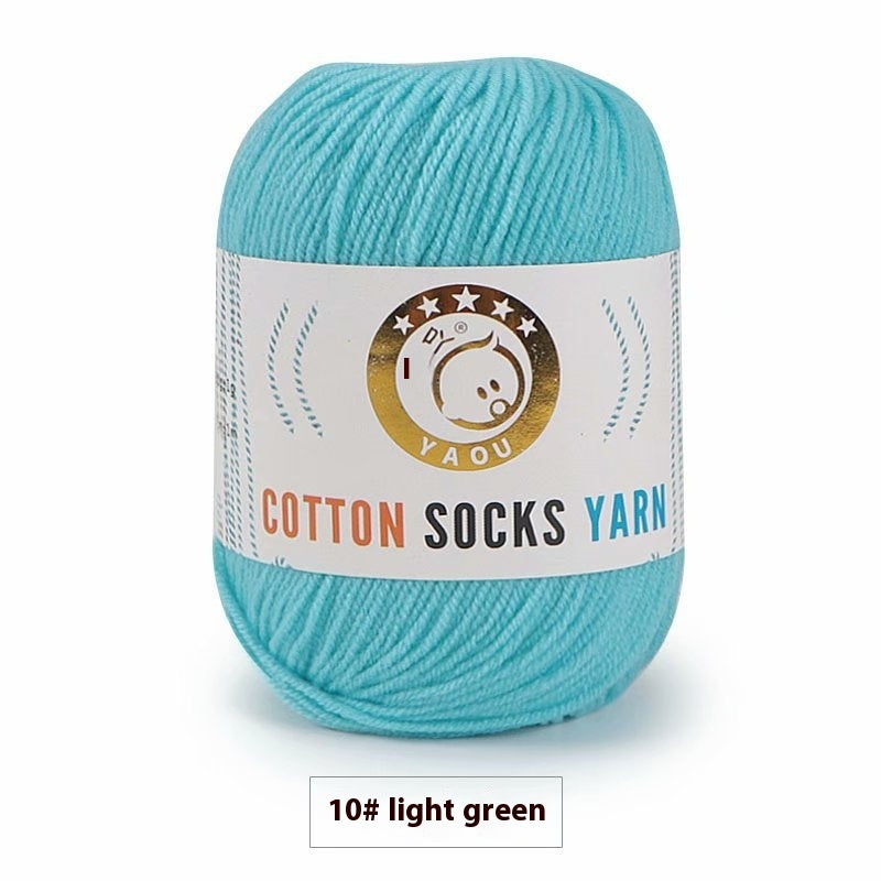 3-strand Combed Cotton Wool DIY Handmade Doll Toys For Babies And Children Yarn 50g