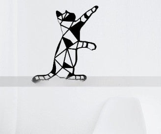 Cat Geometric Acrylic Wall Art