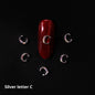 26 Letter Alloy Nail Ornament Nail Crystal
