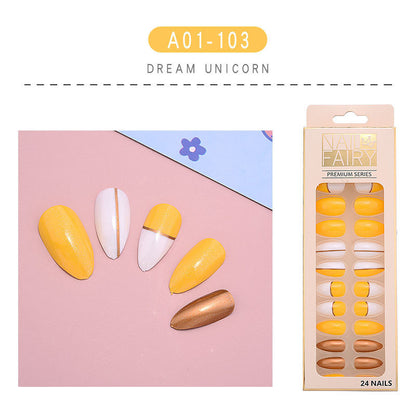 European And American Manicure Pieces Finished False Nails