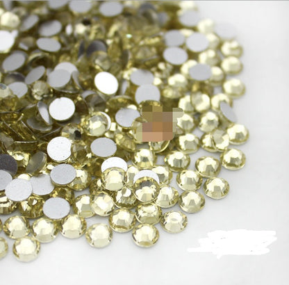 Nail drill glass flat drill rhinestone