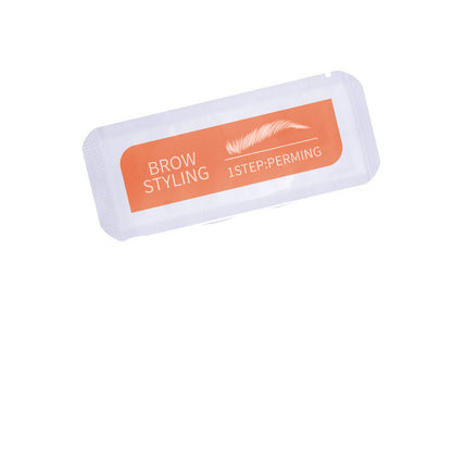 Disposable eyebrow shaping agent
