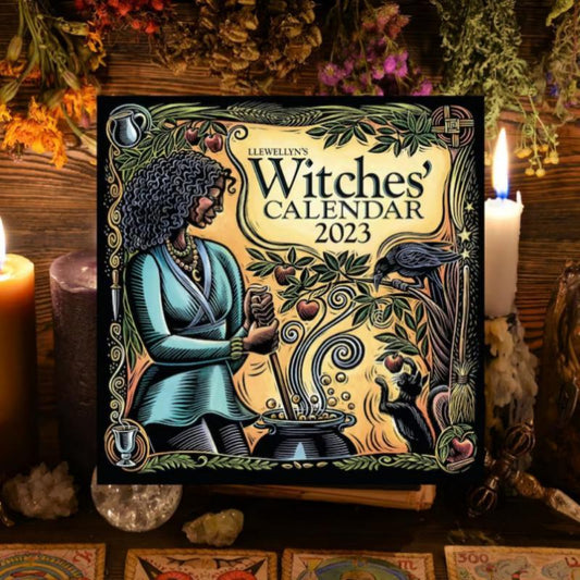 Coated Paper Witch Calendar Home Wall Calendar Decoration