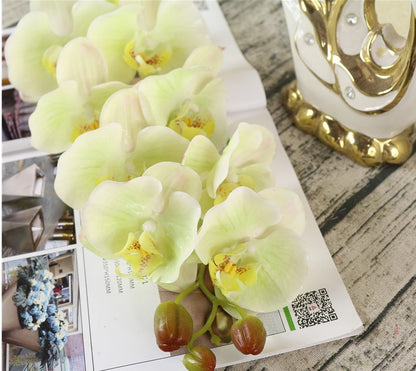 7 phalaenopsis artificial flowers