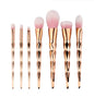 7 makeup brushes, makeup tools, diamond makeup brush foundation brush