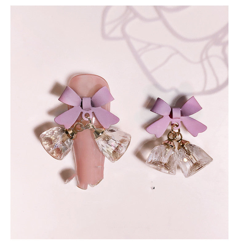 Transparent Symphony Bowknot Wind Chime Metal Decoration