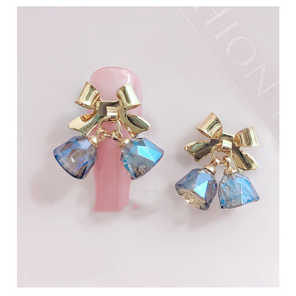 Transparent Symphony Bowknot Wind Chime Metal Decoration