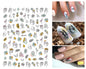 Summer Graffiti Ultra-thin Adhesive Nail Stickers