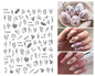 Summer Graffiti Ultra-thin Adhesive Nail Stickers