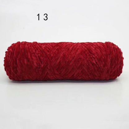 Chenille Gold Velvet Yarn Hook Shoe Thread