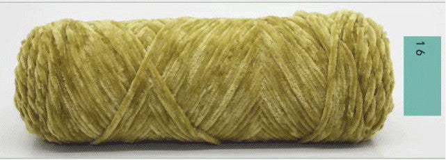 Chenille Gold Velvet Yarn Hook Shoe Thread