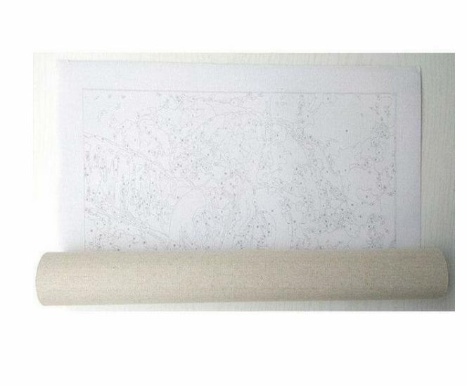 Violet Flowers  DIY Painting By Numbers Kit