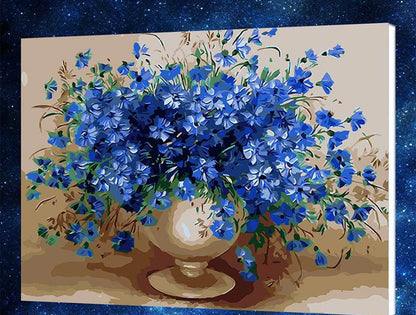 Violet Flowers  DIY Painting By Numbers Kit