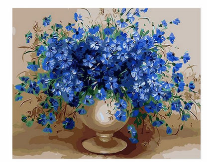 Violet Flowers  DIY Painting By Numbers Kit