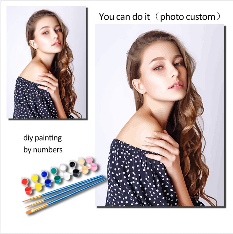 Blue And White Flowers Digital Painting