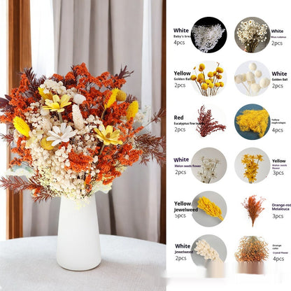 Home Decoration Wedding Ceremony Layout Arrangement Ornaments Dried Flowers Bouquet