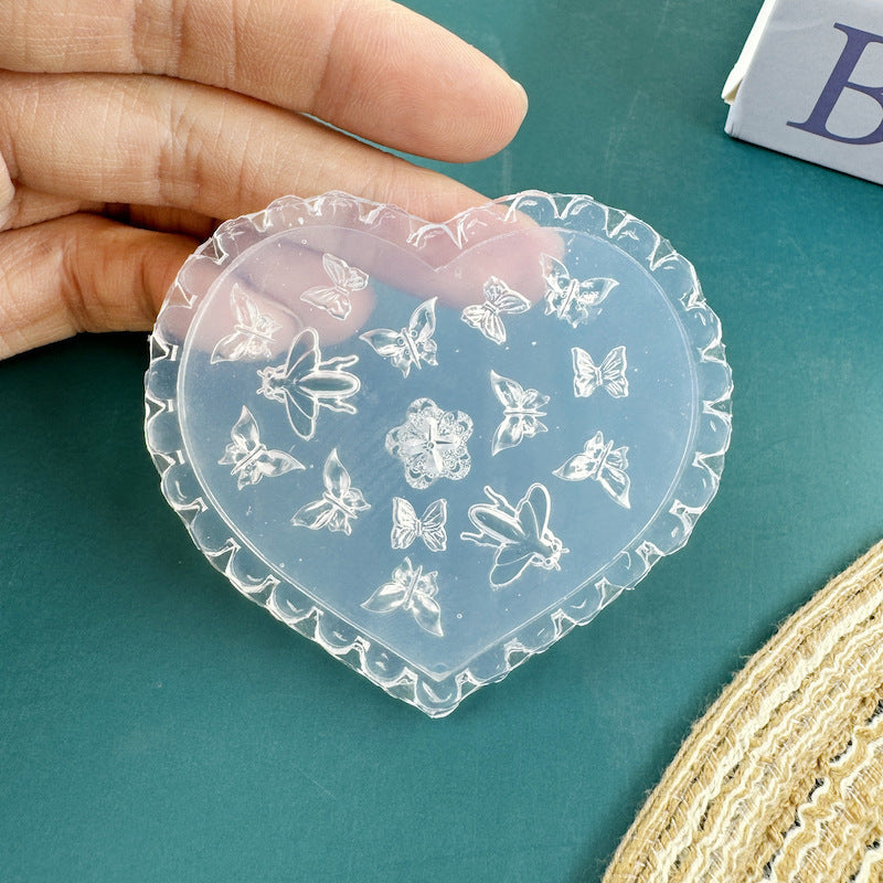 Silicone Non-whitening Flower Cartoon Manicure Mold