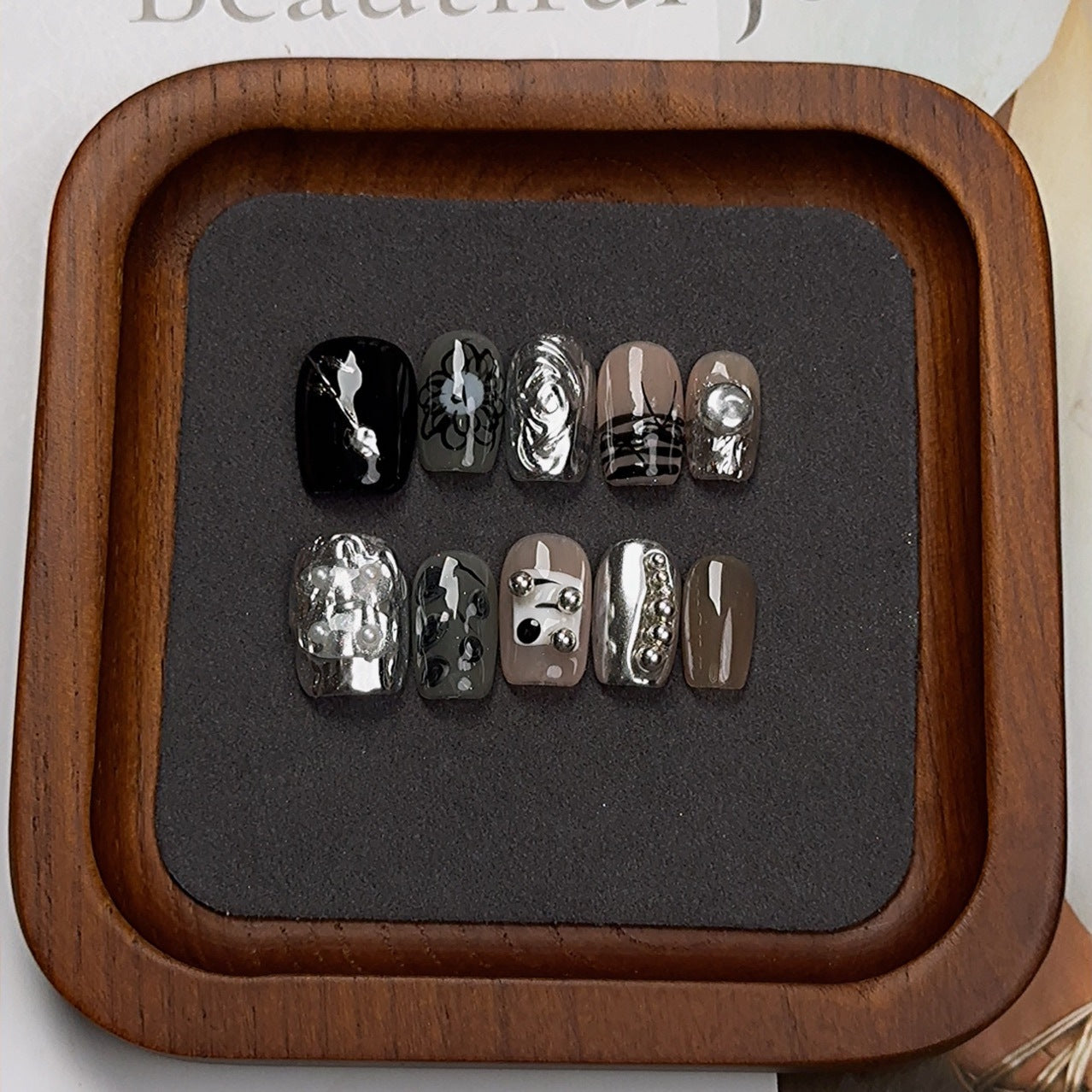 Handmade Wear Nail Gold Powder Heavy Industry Manicure