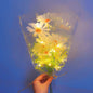 Glowing And Illuminated Preserved Flowers Gypsophila Bouquet