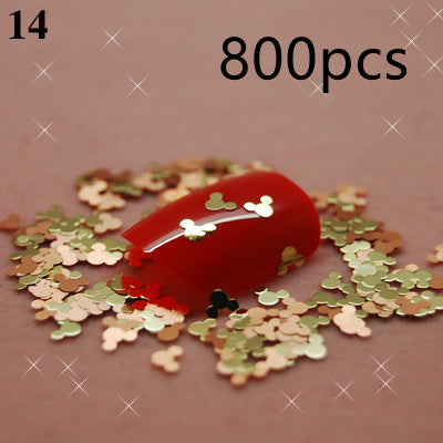 Metal alloy patch series DIY nail stickers