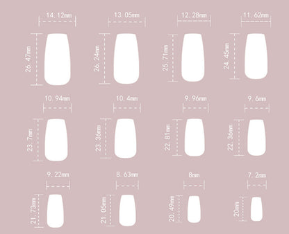 Women's Fashion Simple Love Nail Tip