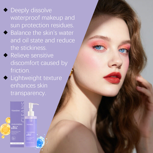 Moisturizing And Cleansing Facial Oil For Dissolving Makeup And Removing Makeup