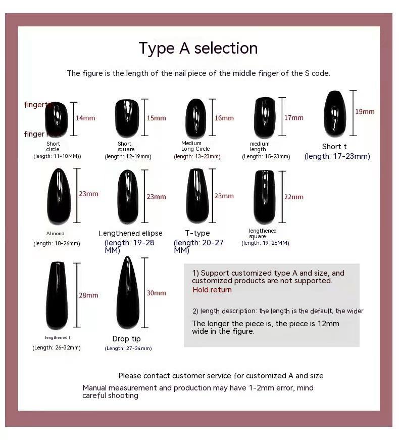 Handmade Manicure Wear Nail Fake Nail Patch