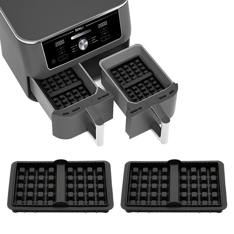 Household Portable Air Fryer Silicone Waffle Baking Pan