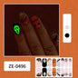 Dark Ghost Pumpkin Skull Nail Sticker
