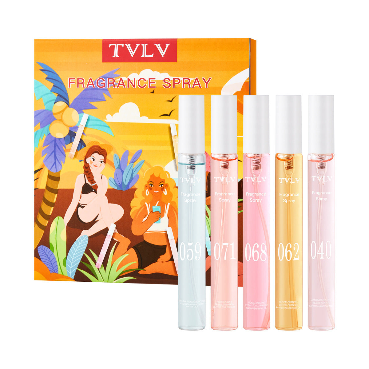 Digital Fragrance Spray Kit Hair Body Lasting Fragrance Alcohol-free Perfume