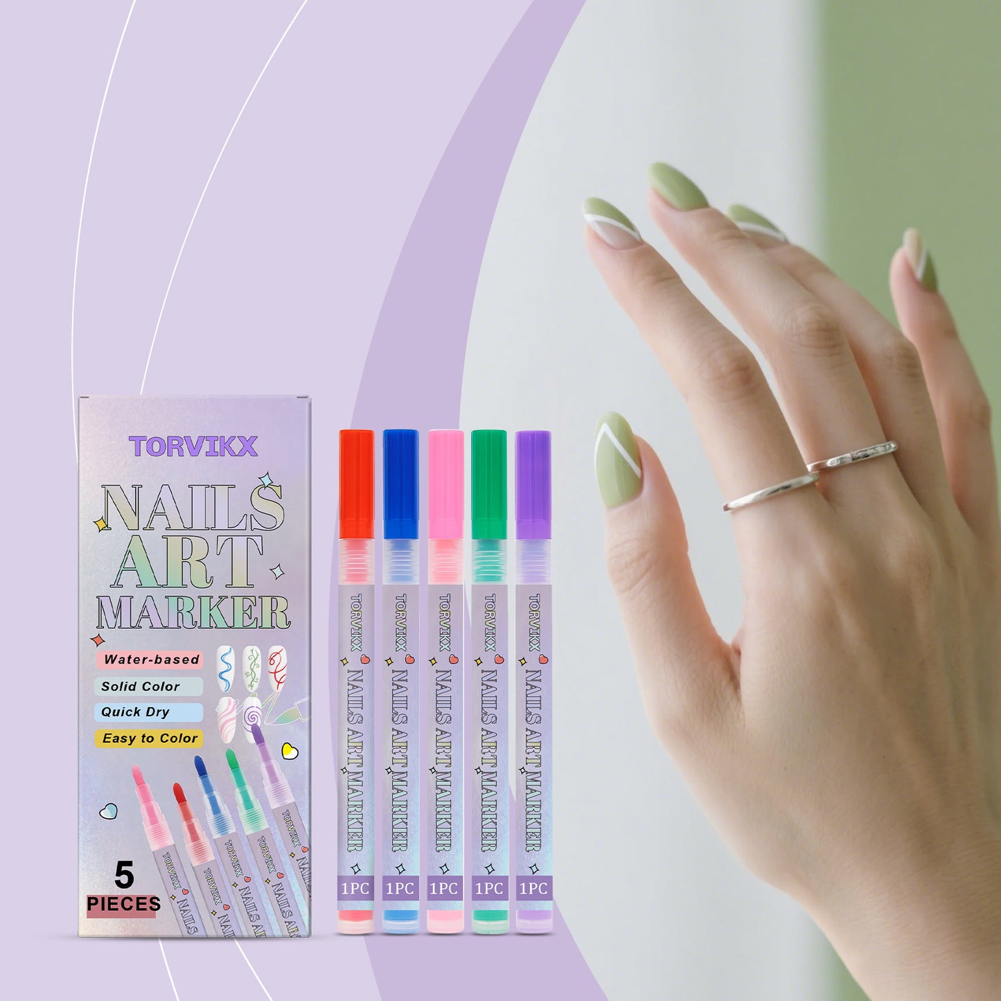 Nail Graffiti Pen Is Easy To Use, Suitable For Many Occasions DIY