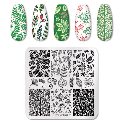 Nail stainless steel printing plate