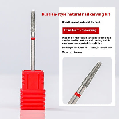 Pre-dismounting Polishing Head Set Of Diamond Sand For Manicure