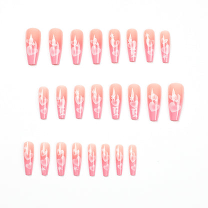 Nail Art Love Nail Patch Six-pointed Star Removable Nail Tip