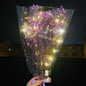 Glowing And Illuminated Preserved Flowers Gypsophila Bouquet