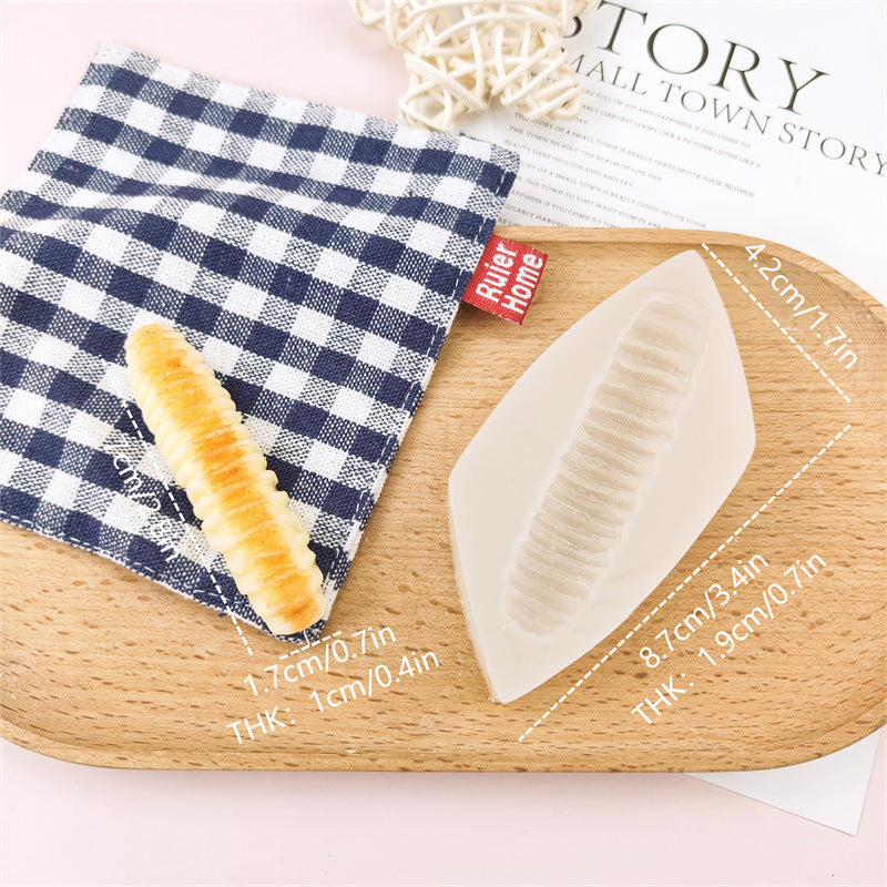 Creative Replica Bread Silicone Fondant Cake Decoration Tool DIY Handmade Pinch Mold