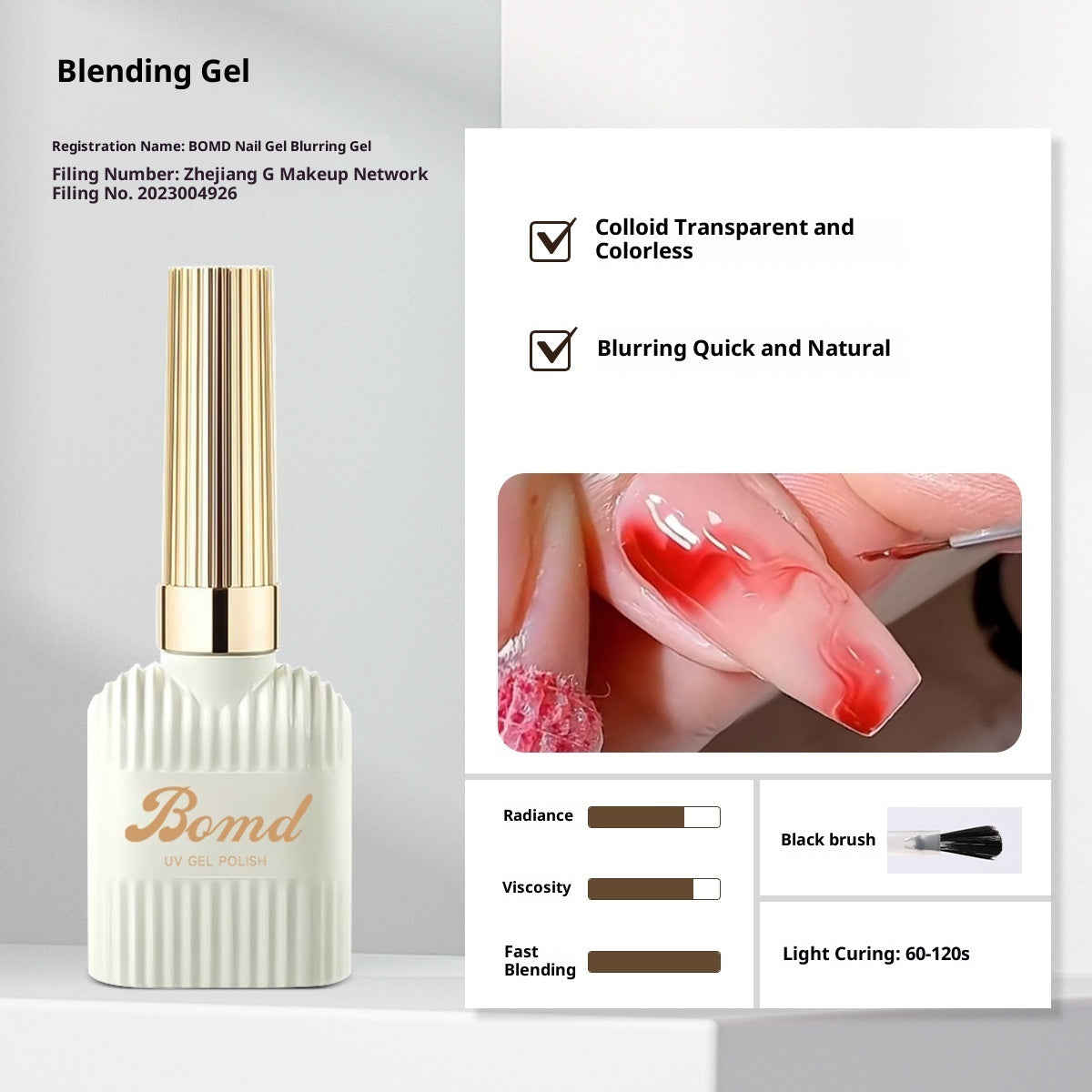 Construction Of Nail Polish Adhesive By Smudging Of Primer And Seal Coat