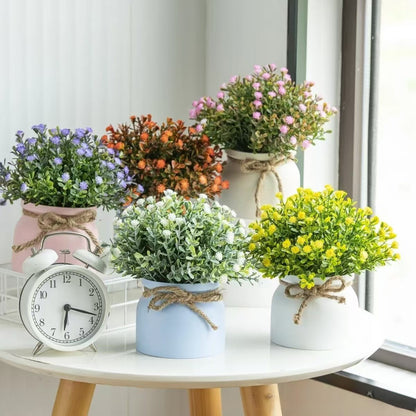 Desktop Living Room Small Bonsai Ornaments Fake Flowers