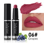 Matte Finish Makeup Lipstick Rotating Velvet Lasting No Stain On Cup