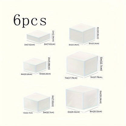 6 Acrylic Display Boxes