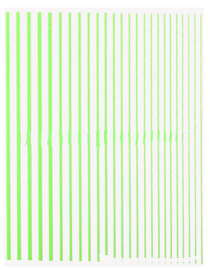 Nail art fluorescent line adhesive stickers