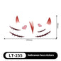 Halloween Makeup Stickers Dress Up Cute Painted