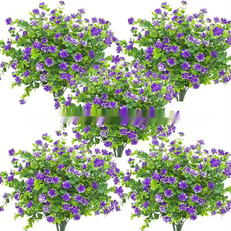 Emulational Eucalyptus Camellia Plastic Plant Artificial Flowers