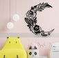 Flowers Moon Acrylic Wall Art