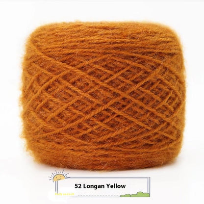 3 Two Groups Of Squirrel-velvet Yarn Hand-knitted Medium Thickness Hat Scarf Coat Waistcoat Cushion Plush Wool 150g