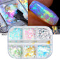 Reflective And Translucent Edelweiss Powder Nail Sequins