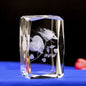 Interior Carving 3D Animal Series Crystal Statue Tourist Souvenir