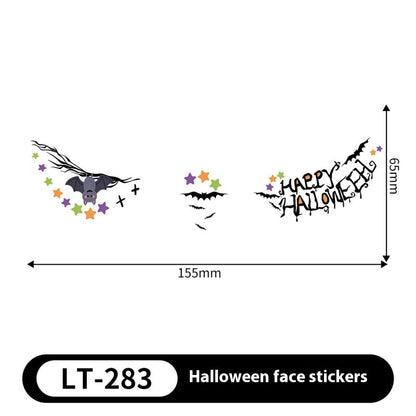 Halloween Makeup Stickers Dress Up Cute Painted