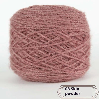 3 Two Groups Of Squirrel-velvet Yarn Hand-knitted Medium Thickness Hat Scarf Coat Waistcoat Cushion Plush Wool 150g