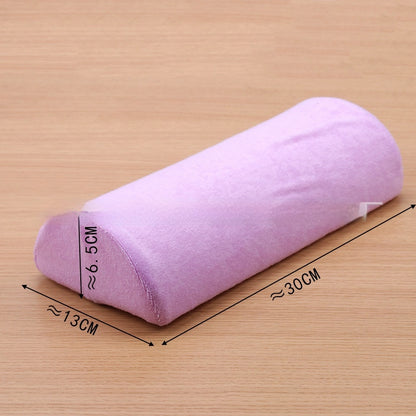 Removable And Washable For Nail Beauty Semicircle Towel Hand Pillow Colors